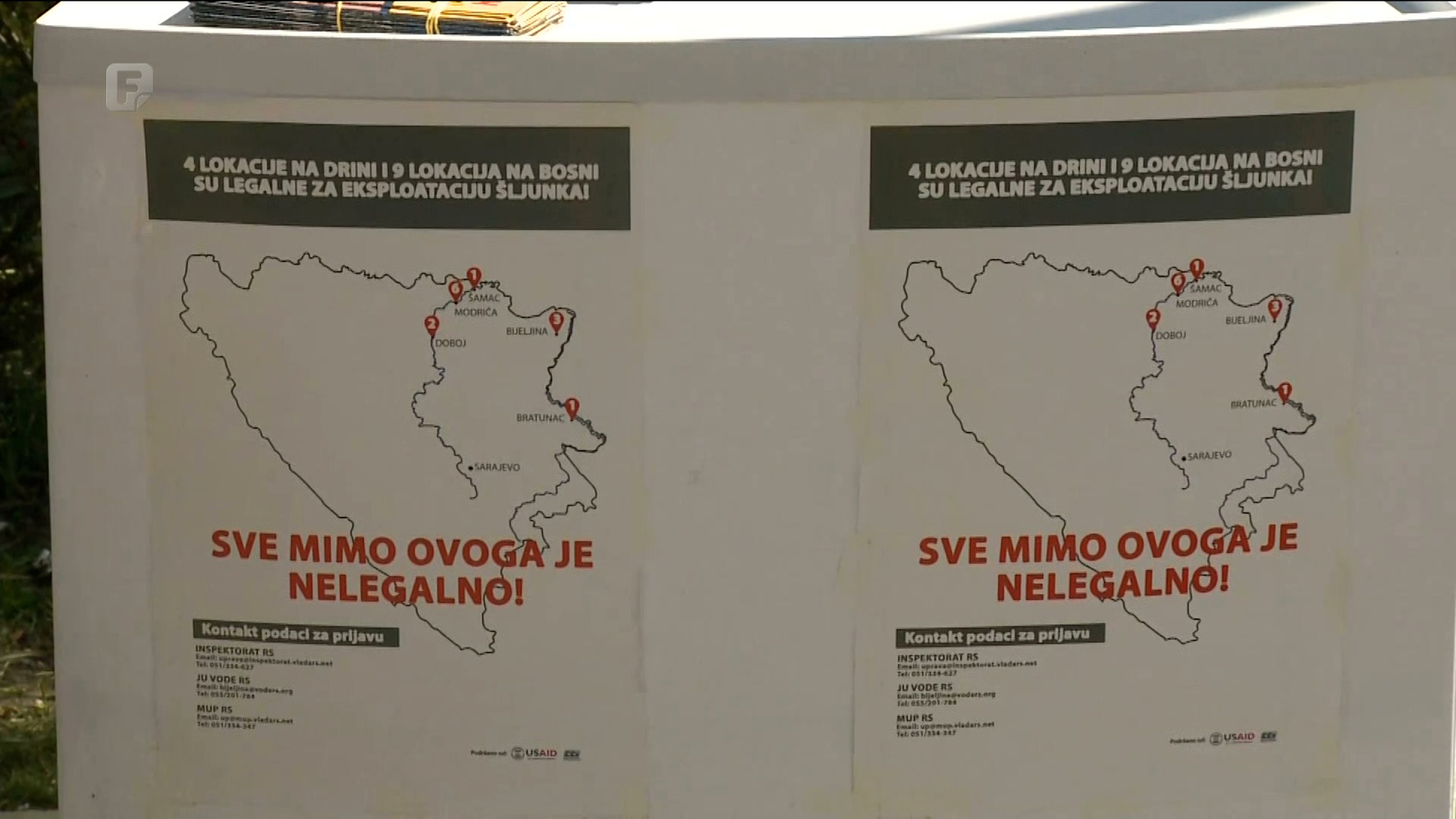 Ulične akcije u Bijeljini i Zvorniku zbog nekontrolisanog vađenja šljunka